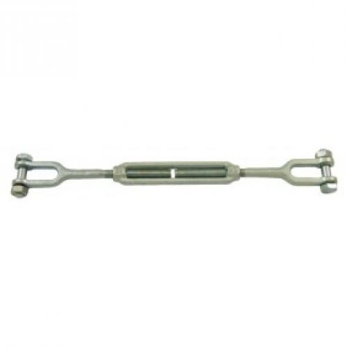 Tendeurs – 2 chapes acier estampé zingué blanc – par 5