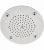 Tete de douche EHSAN Flat Light avec 4 LED blanc d290mm, inox poli