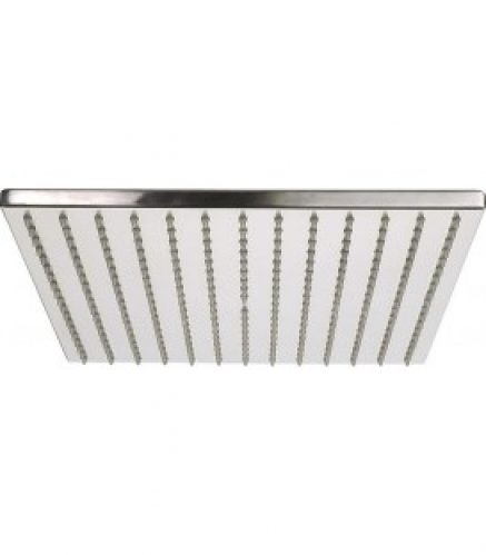 tete de douche EURI d300x300mm, inox poli sans bras de douche
