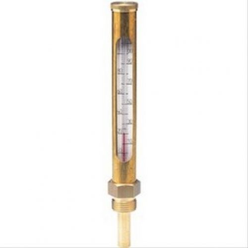 Thermométre droit 0,130° H = 160mm. Tube filté 15/21 L = 45mm