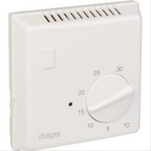 Thermostat d’ambiance Bi-métal classe II  »Hager