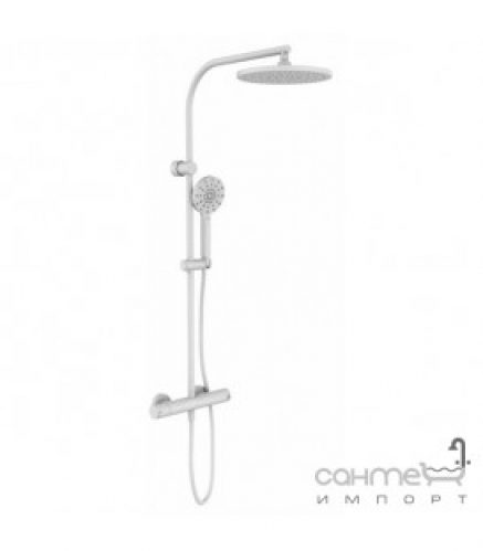 THERMOSTATIQUE DOUCHE AVEC COLONNE TIME LUI BLANC