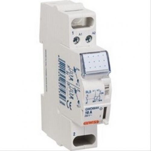 Télérupteur Unipolaire 16A – 250V contact 1F 1 module Gewiss