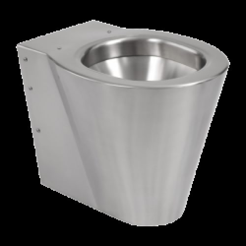 Toilette au sol en acier inoxydable (SLWN 03)