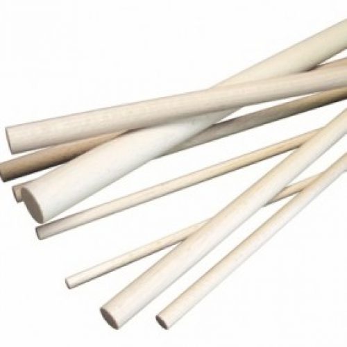 Tourillons lisses en hêtre