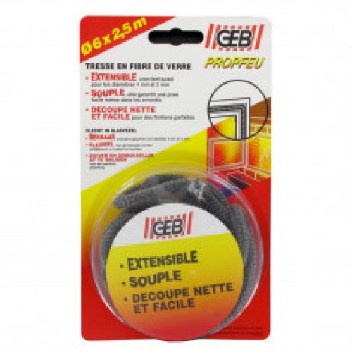 Tresse fibre de verre 2,5ml pour Ø 4-5 et 6mm