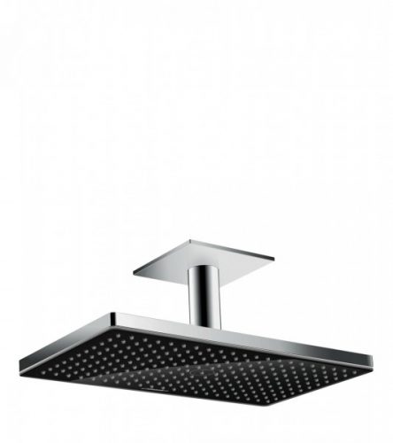 Tête de douche 1 jet Hansgrohe Rainmaker Select Chromé Noir (24002600)