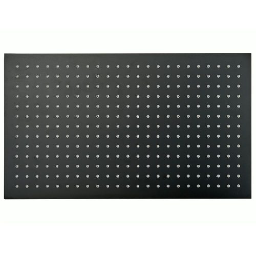 Tête de douche retangulaire, extra-plate en acier inoxydable DPG2051 – 50x30cm – noir