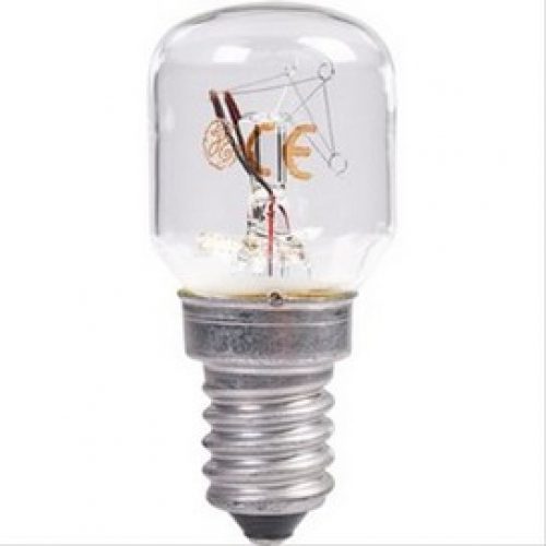 Tube claire pour frigo E14 15W Ø26mm GE