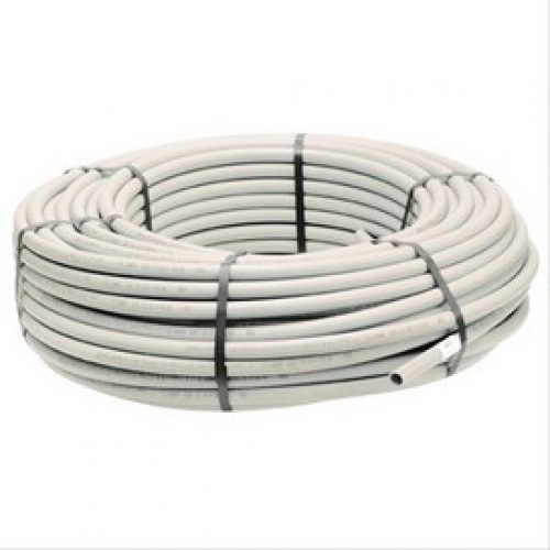 Tube PER nu Ø 12 mm – 240 m – PEX-B – blanc liseret rouge