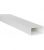 Tube plat system 100 110 x 53 mm, blanc Longueur 1,0 m avec manchon