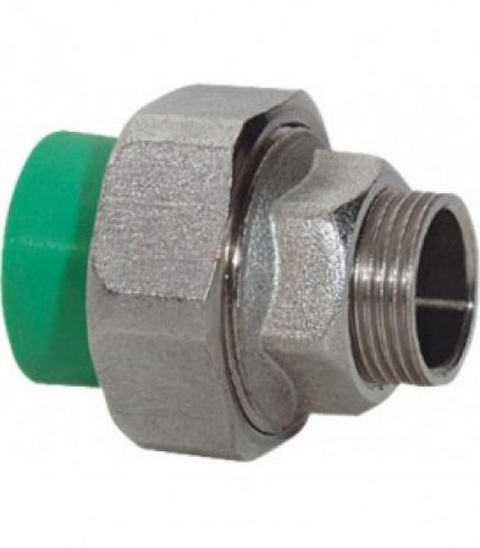 Tube PPR Aqua-Plus Union fileté mâle en laiton 40 x 1 1/4 », TC max 80C