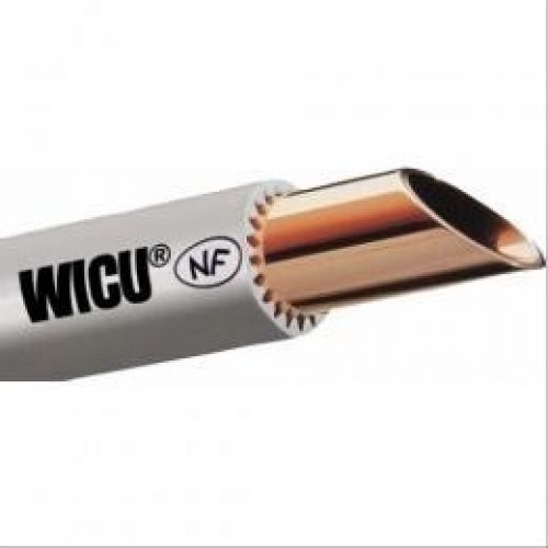 Tube recuit cuivre pré-gainé Ø12/14 25m – TREFIMETAUX