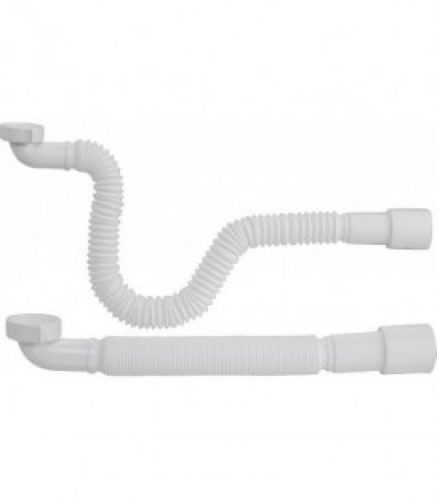 Tuyau de raccordement flexible 90° coude 11/2&Prime;x50/40mm Longueur 400-850mm