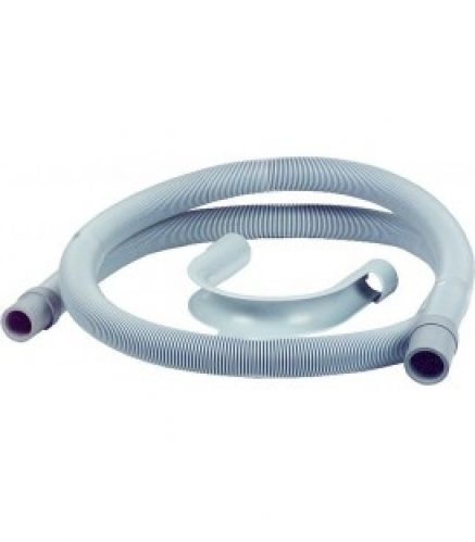 Tuyau d&rsquo;ecoulement a spirale PVC pour machine a laver et lave-vaisselle dim: 3/4&Prime;, L 1500 mm »
