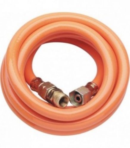 Tuyau gaz propane 3000 mm 3/8&Prime; L, avec raccord pour tuyau souple