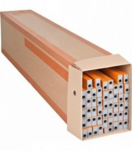 Tuyau isolant excentrique 42×46 mm, L: 2m, 12 pcs PE-XT avec protection orange