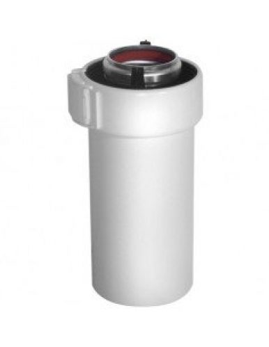 UBBINK rallonge gaz  alu/pvc 1000mm blanc 60/100 ref 409268