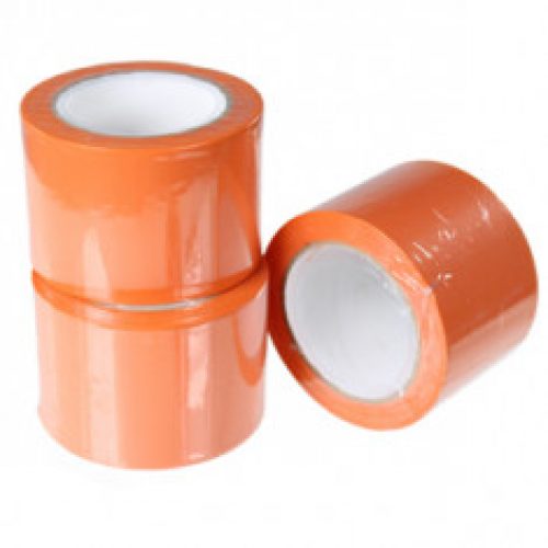 Un Adhésif PVC ORANGE 75mmx33m