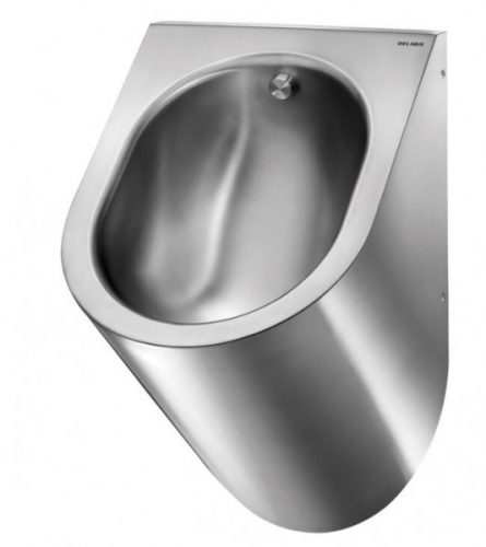 Urinoir Delabie DELTA fond plat 585x385mm Inox poli Acier 134770