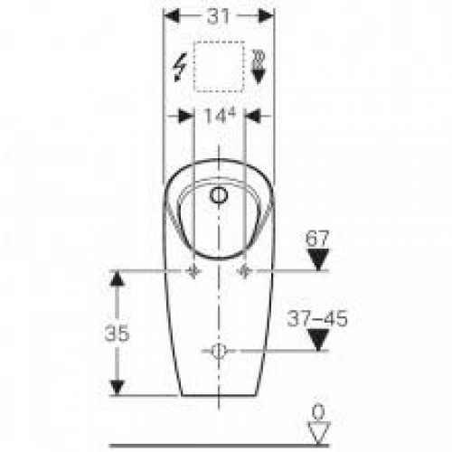 Urinoir Selva avec eau