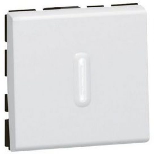 Va-et-vient à voyant LED 2 module  10AX-250V Mosaic Legrand 077012