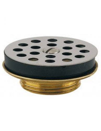 VALENTIN – Bonde de lavabo en laiton grille inox Ø 63 – 12010000000