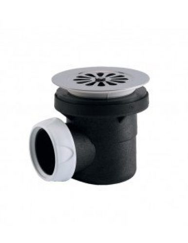 VALENTIN – Bonde de receveur Ø60 + grille Ø85 vertical inox – 5752-000