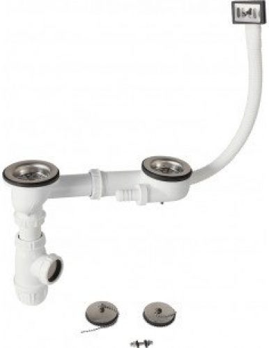 VALENTIN – Vidage complet pour évier gès 2 bacs Ø60 – 7855-000