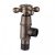 Valve d’angle en laiton antique