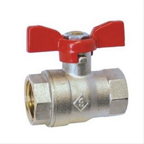 Vanne ACS d&rsquo;arrêt à boisseau papillon FF1/2 »(15/21)  Le lot de 10