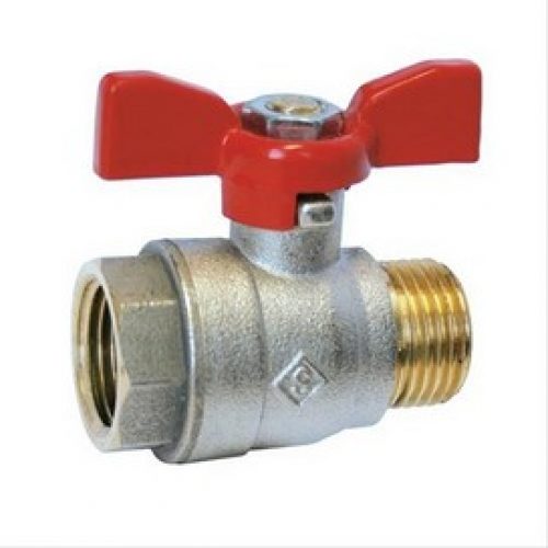 Vanne ACS d&rsquo;arrêt à boisseau papillon MF3/8 »(12/17)  Le lot de 10