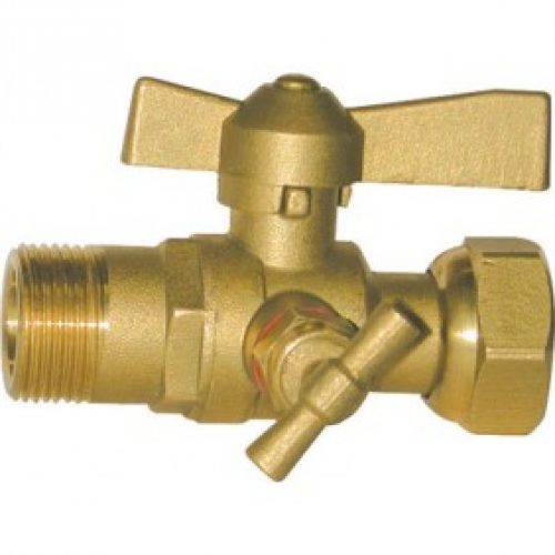 Vanne avant ou après compteur mâle / femelle avec purge