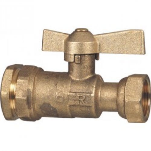 Vanne avant ou après compteur pour raccordement direct sur polyéthylène