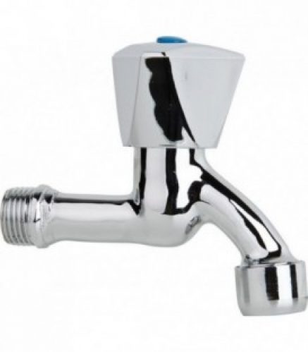 Vanne avec mousseur laiton poli chromé 1/2″, Lxh 103×95 mm