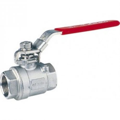 Vanne boisseau sphérique inox 316 – poignée cadenassable – FF