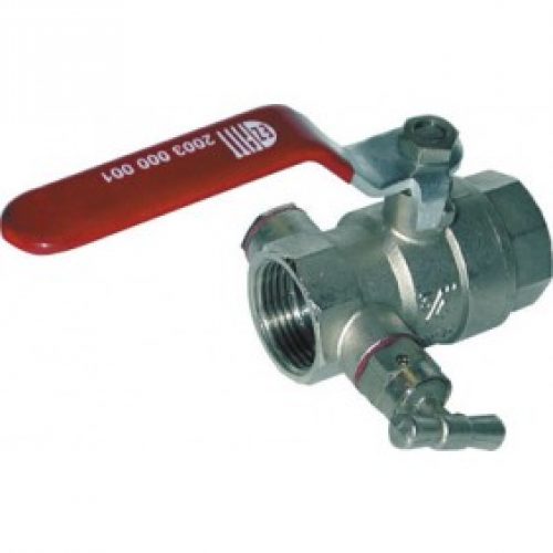 Vanne boisseau sphérique – manette et purge – passage intégral – FF