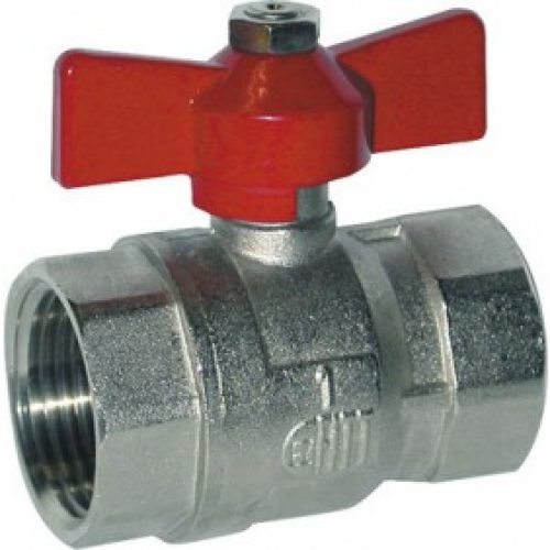 Vanne à boisseau sphérique à papillon – passage intégral PN32 – FF