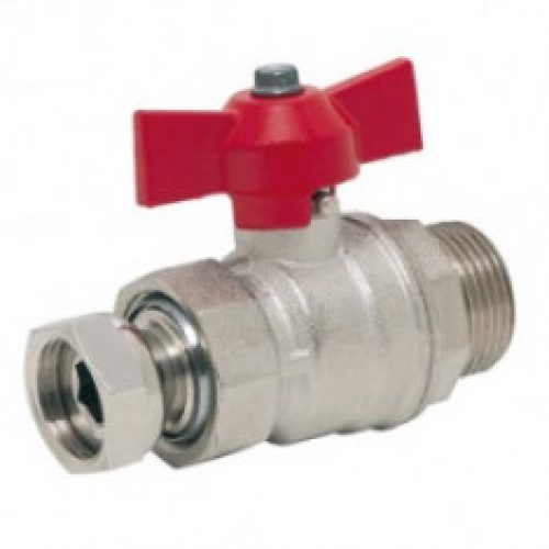 Vanne d’arrêt M-EC/LIBRE PN10-ACS Manette Papillon rouge WATTS