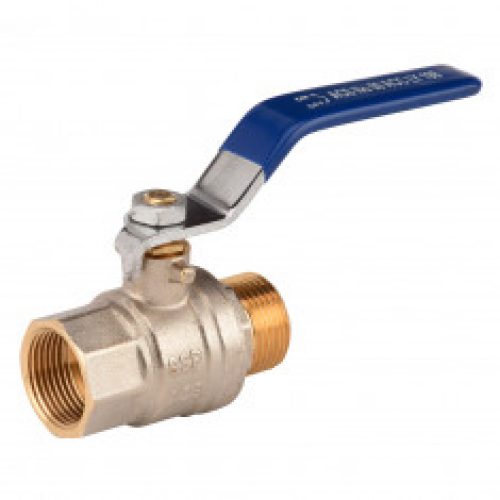 Vanne d’arrêt M/F Passage Intégral ACS Poignée bleue SFERACO