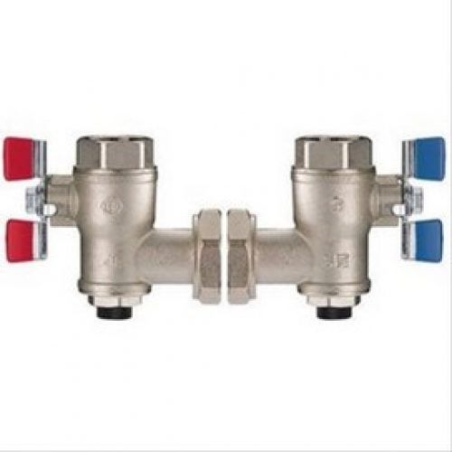 Vanne d’arrêt équerre eau chaude et froide pour Premix Confort/Sécurit 1