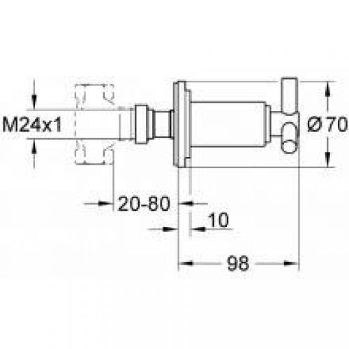 Vanne Grohe Atrio avec divers montages