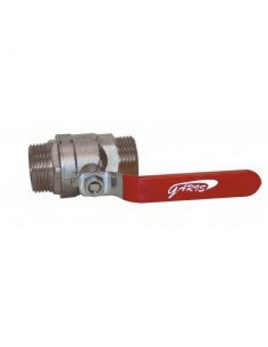 Vanne à poignée mâle mâle