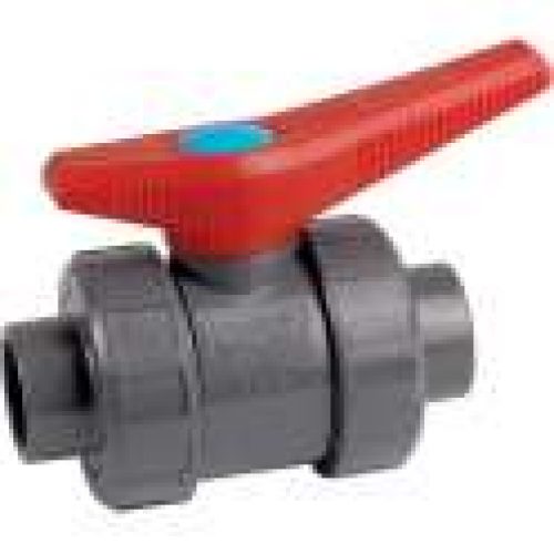 Vanne PVC pression noire – à coller – Girpi