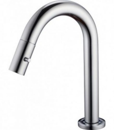 vanne sur pied Evelia chromee sans garn. D ecoulement DN15(1/2&Prime;),Saillie 132mm