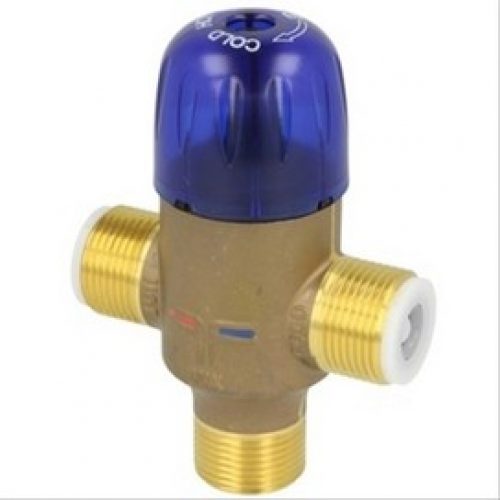 Vanne thermostatique eau chaude M3/4 », modèle réglable de 35 à 70°C