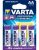 VARTA – Blister de 4 piles LR06 – 1.5V – 6106301404