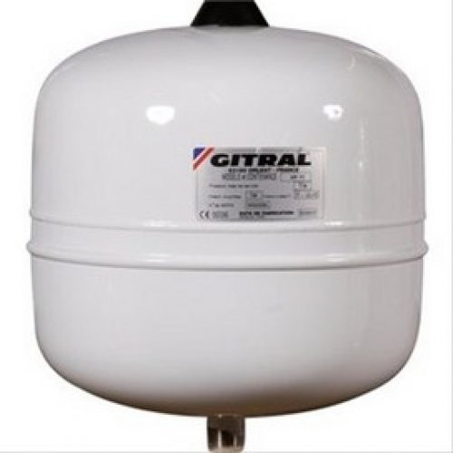 Vase d&rsquo;expansion sanitaire 11,4L H=314mm Ø270mm Gitral