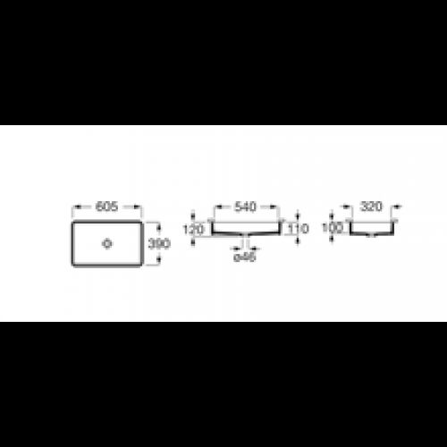 Vasque à encastrer sous plan Inspira 56 x 35 cm…