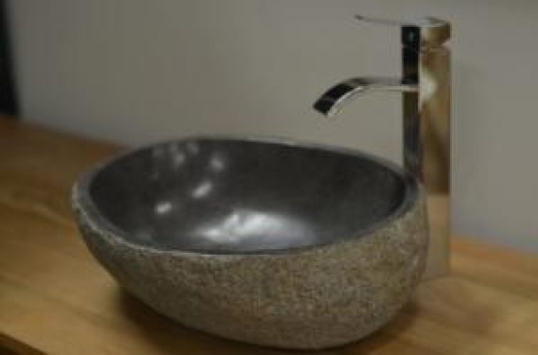 Vasque pierre Galet de rivière Diamètre 30 – 40 cm